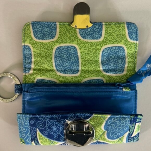 NWOT VERA BRADLEY Quick Swipe ID Case Wallet Key Ring 12425-122 Doodle Daisy B7 - Picture 5 of 6